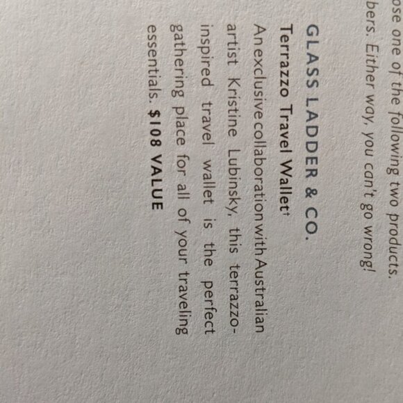 The Travel Wallet by Glass Ladder & Co - Picture 2 of 7